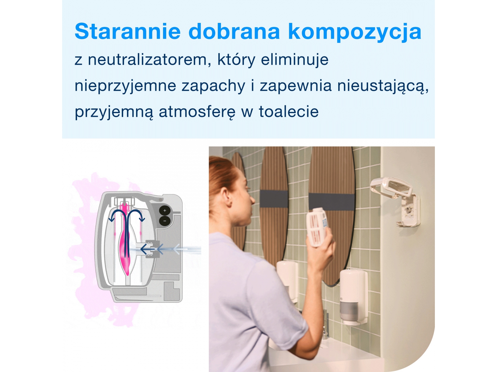 Odświeżacz A3 TORK 257012 NEUTRAL Karton 6 sztuk
